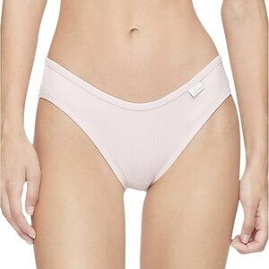 Calvin Klein Women’s Ribbed Bikini Panty QD3885 – Barely Pink